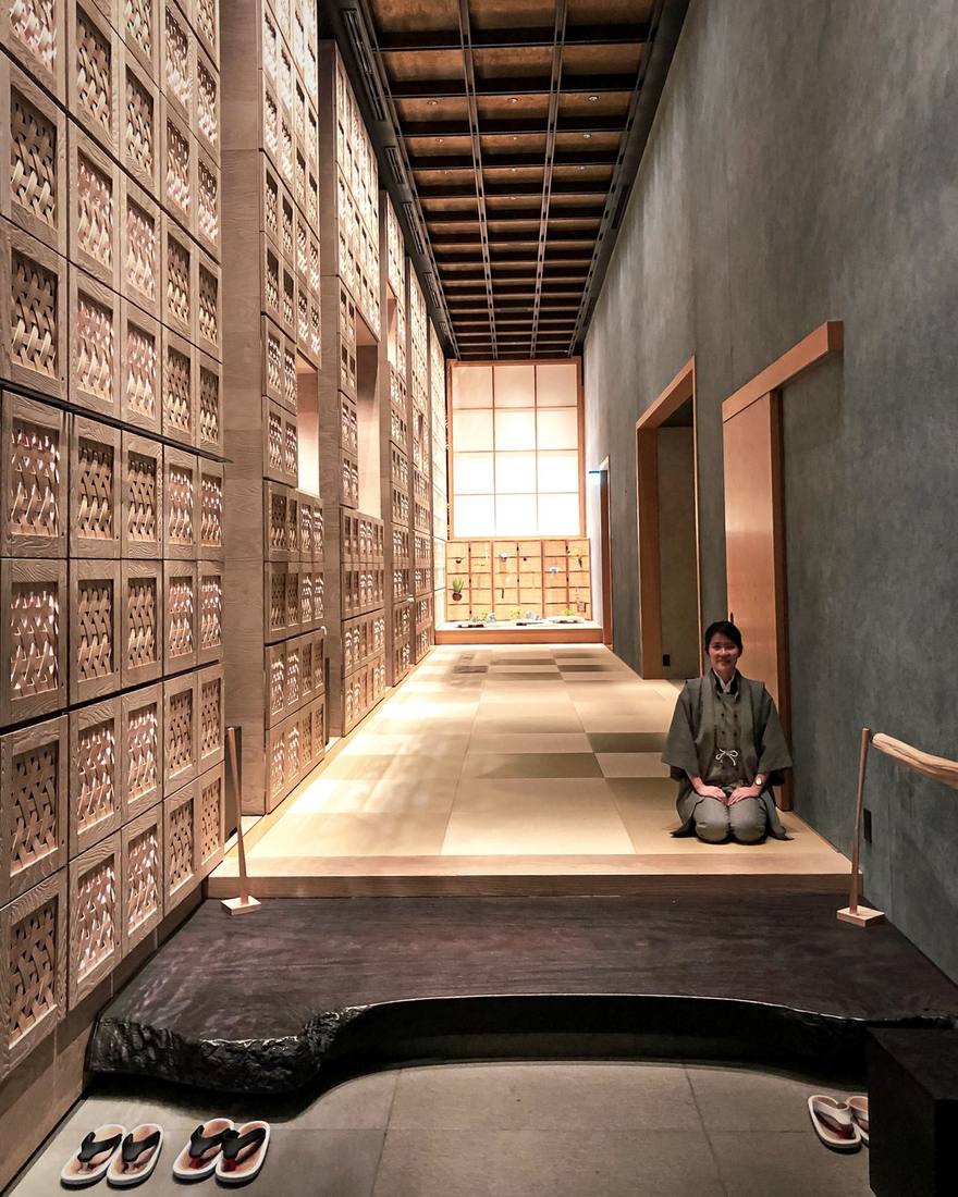Design — Japan hotel corridor